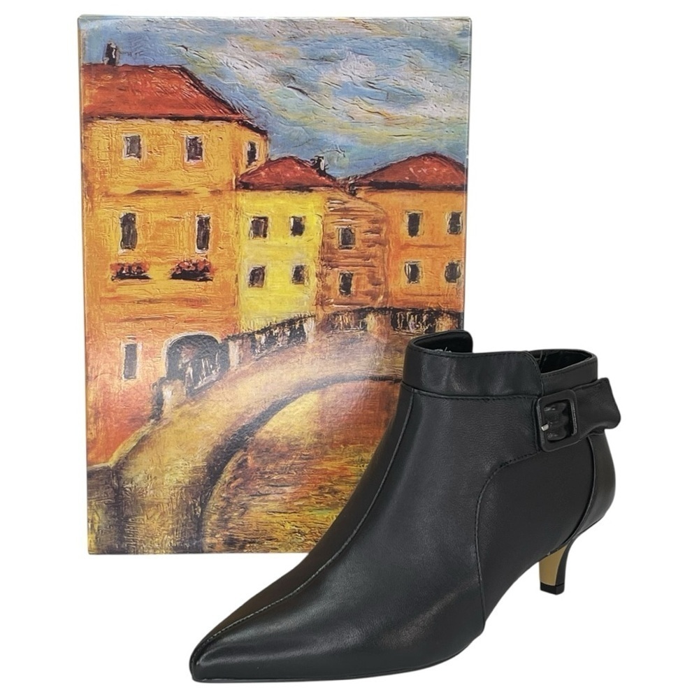 Bella Vita Bindi Black Leather Womens Shooties Size 7.5W - Picture 13 of 14